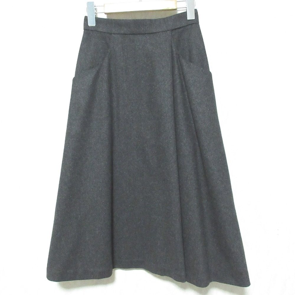 エルメス ウールカシミヤスカート