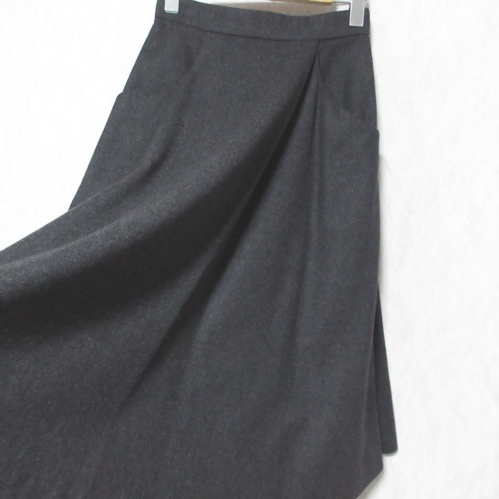 エルメス ウールカシミヤスカート