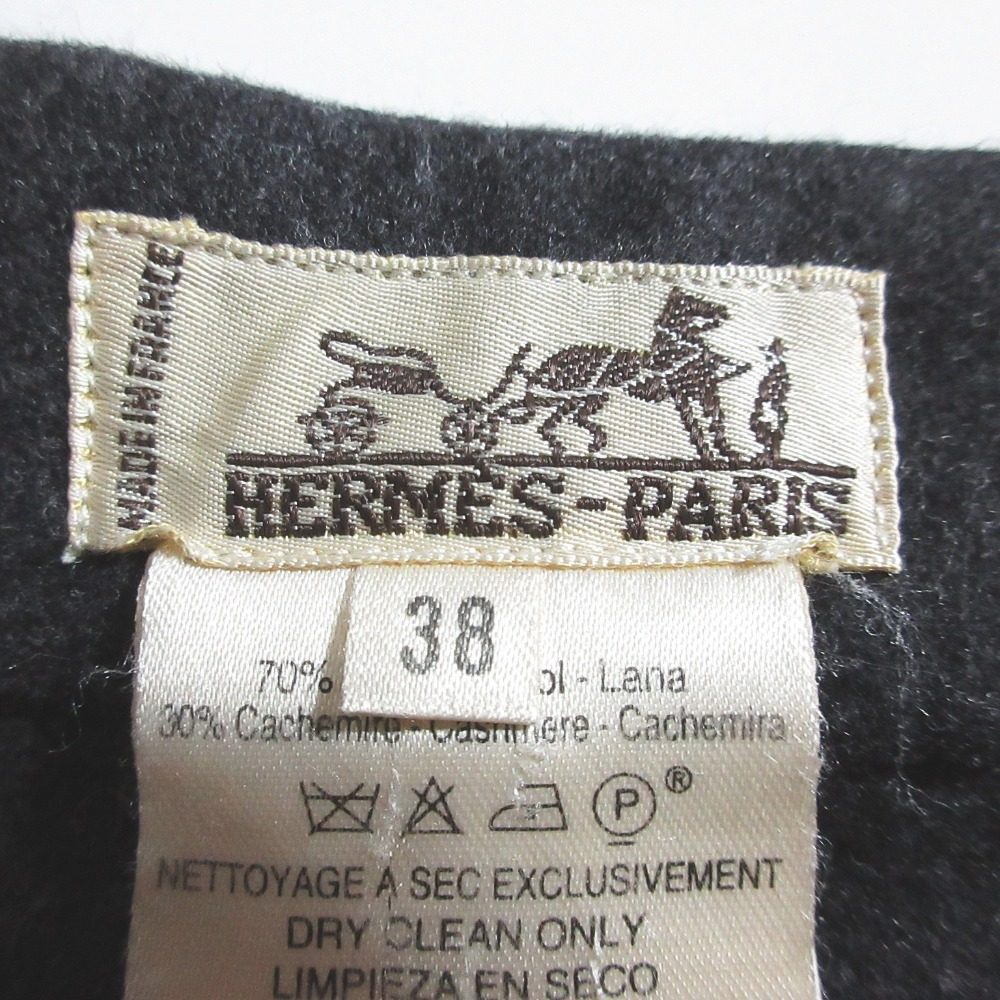 エルメス ウールカシミヤスカート