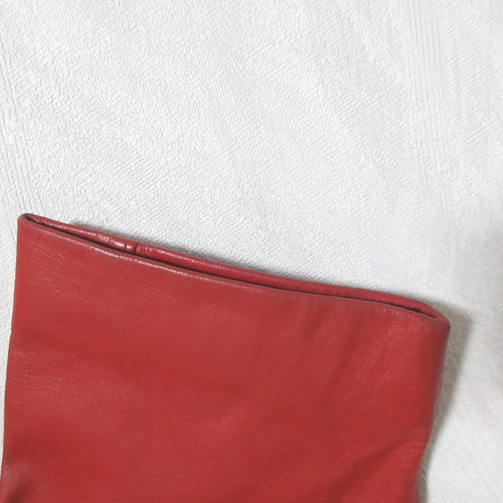 ミチコロンドン レザー ダブルブレストジャケット
