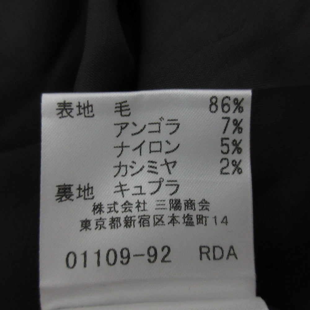 バーバリー カシミヤブレンドチェックスカート