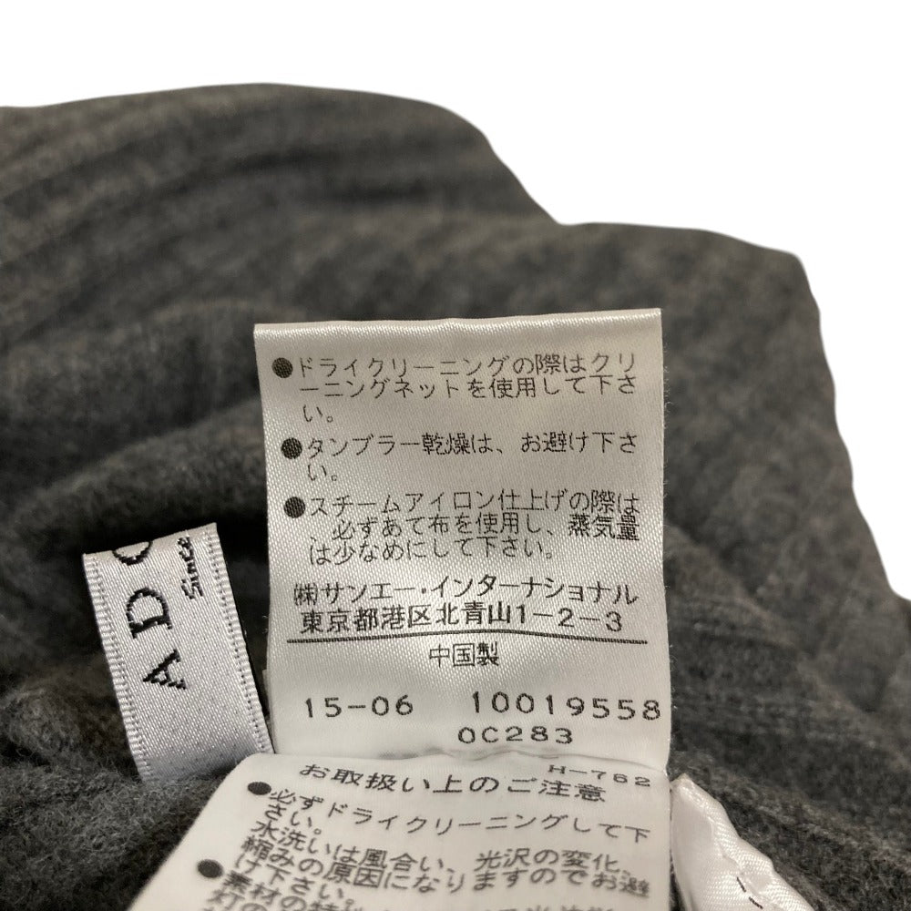 アドーア ウールリブタートルネックセーター