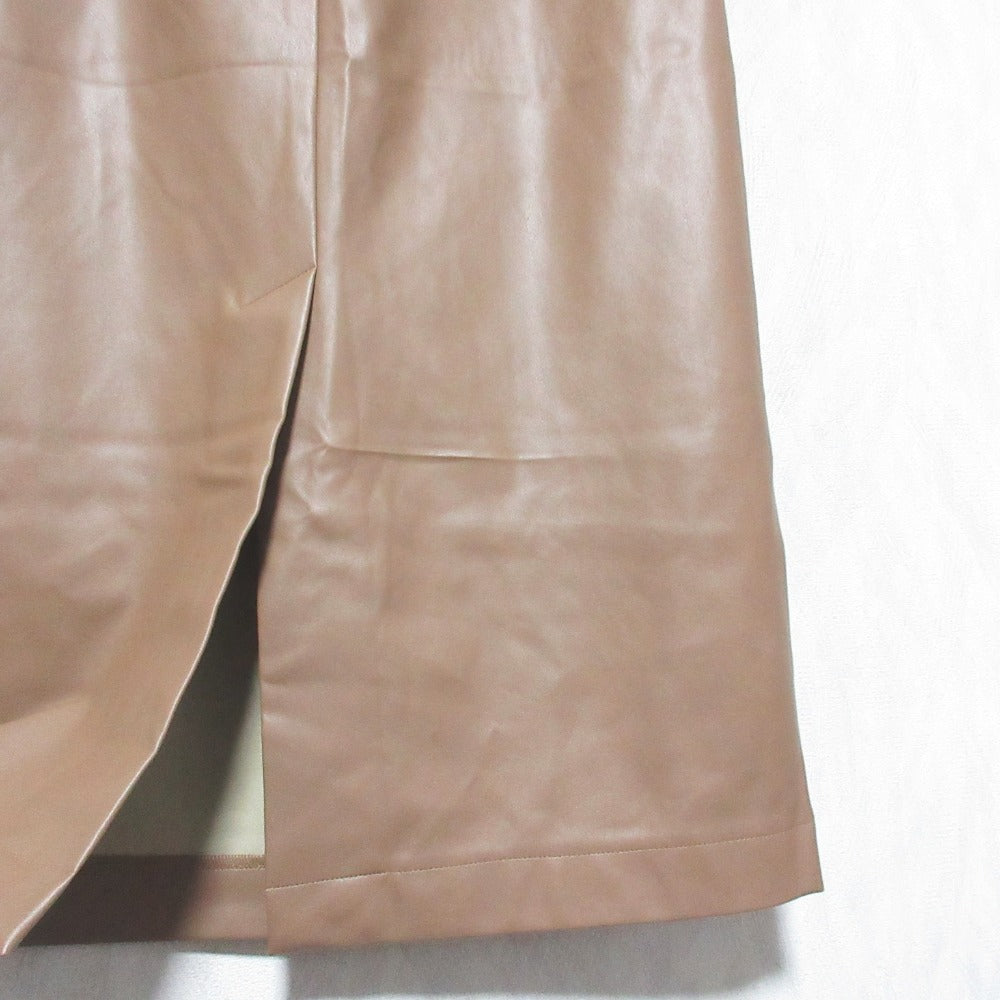 セオリー DRAWSTRING PENCIL SK エコレザースカート