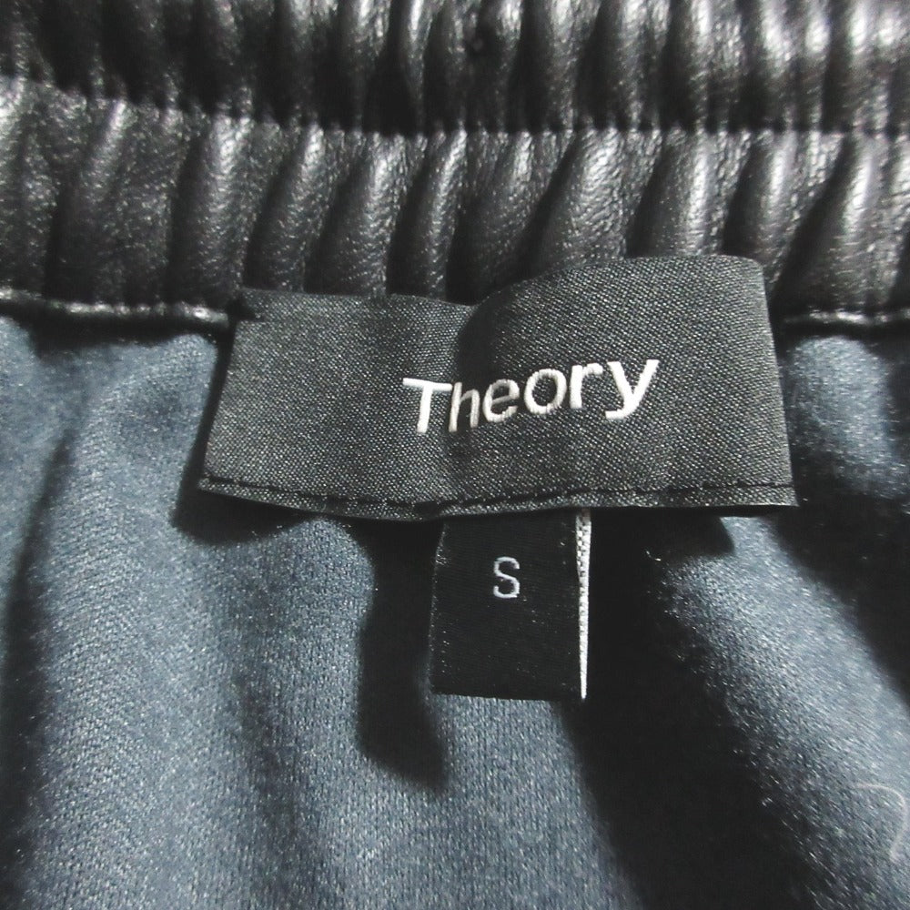 セオリー DRAWSTRING SK エコレザー スカート
