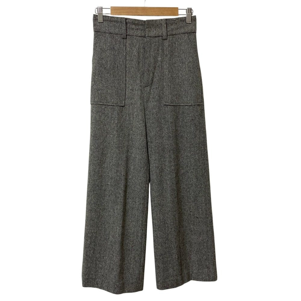 パシオーネ カシミヤブレンドワイドパンツ