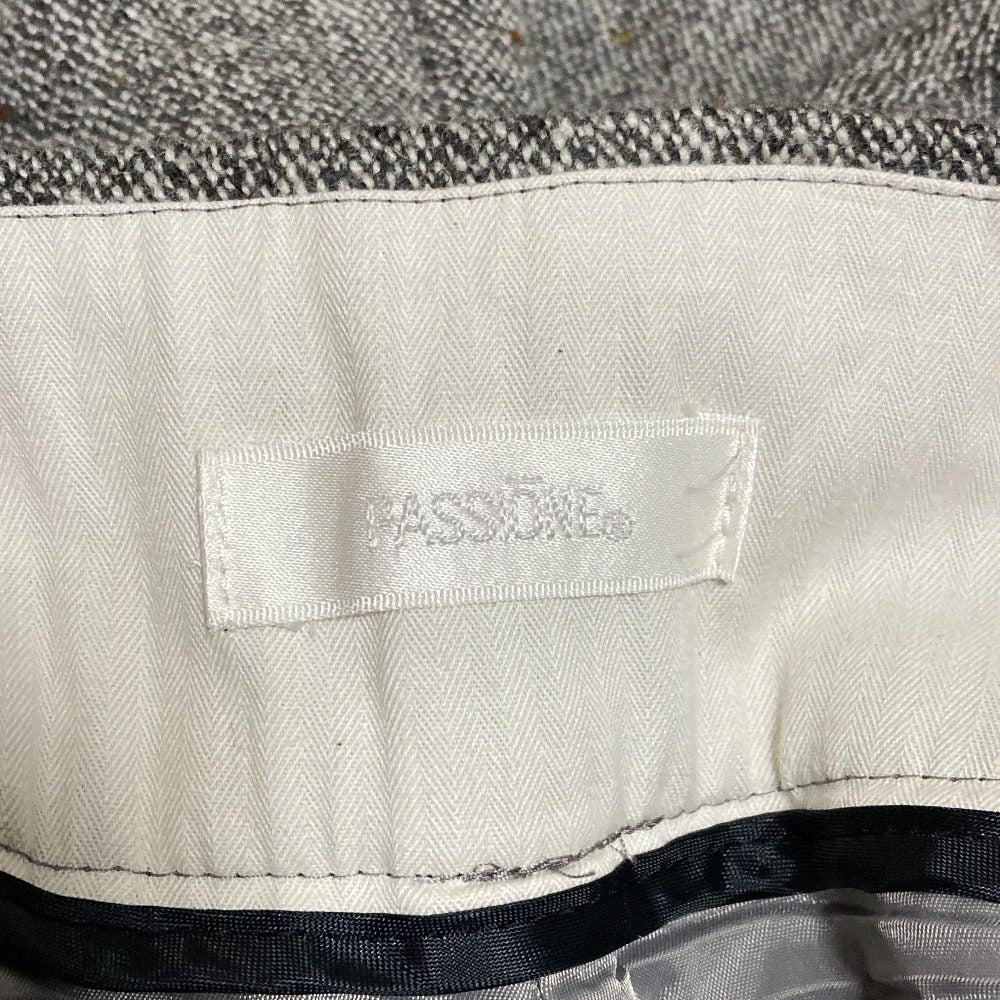 パシオーネ カシミヤブレンドワイドパンツ
