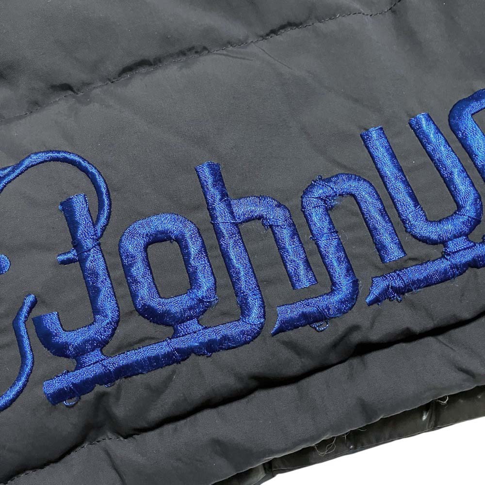 ジョンアンダーカバー 刺繍フード付きナイロンダウンジャケット