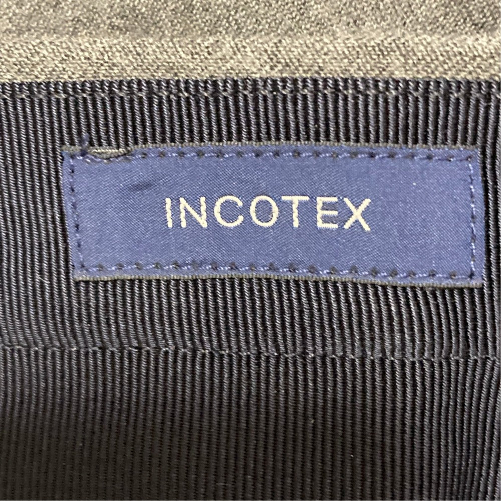 インコテックス SLOWEAR ウールスリムフィットスラックス