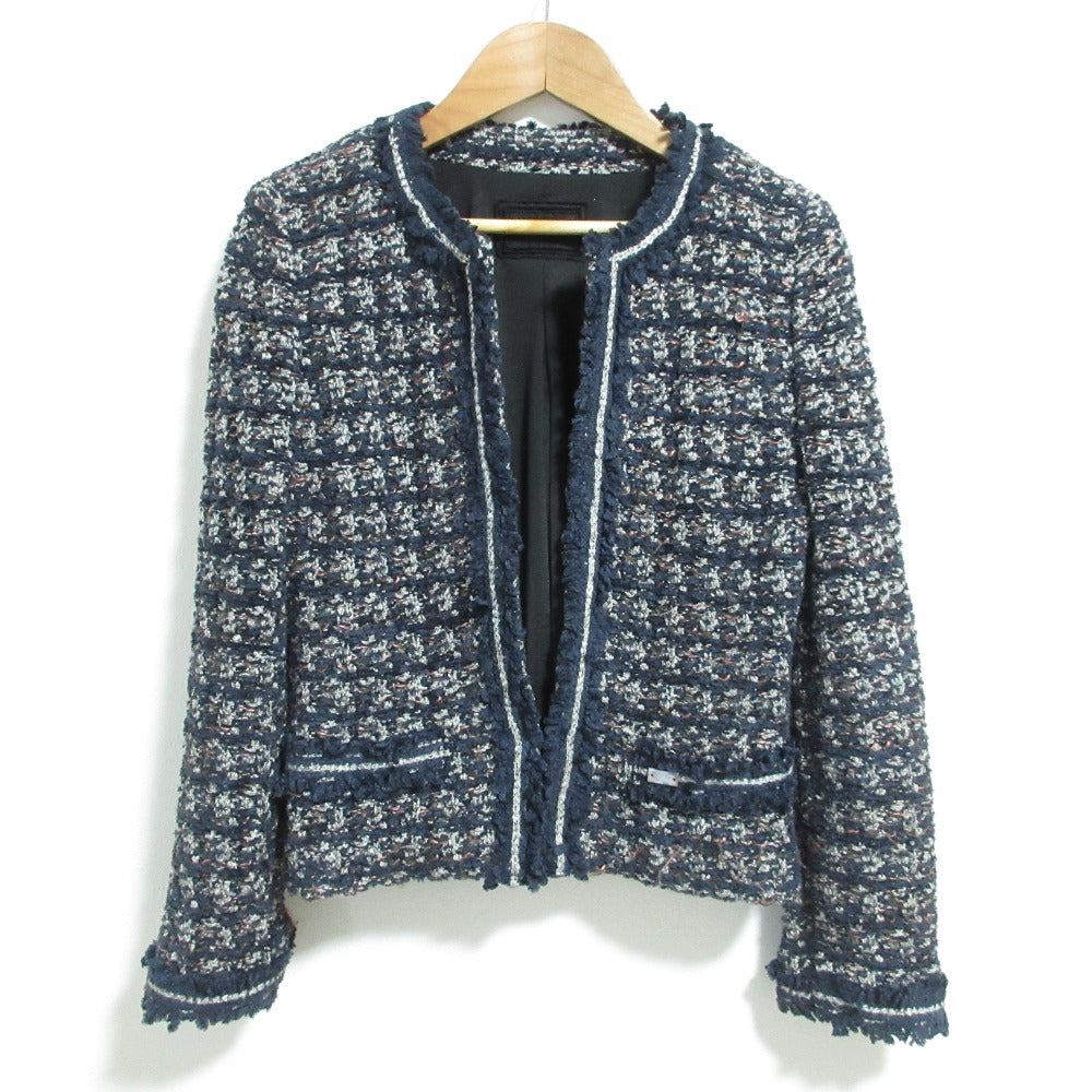 フォクシーブティック Marshmallow Tweed ノーカラージャケット