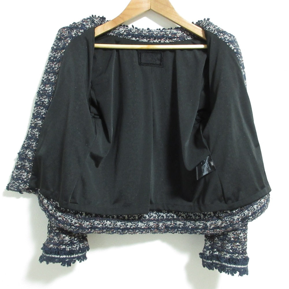 フォクシーブティック Marshmallow Tweed ノーカラージャケット