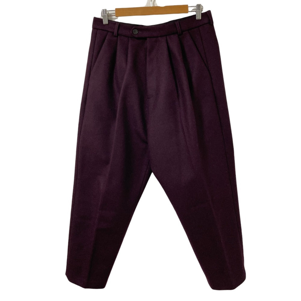 ローン ウールカシミヤテーパードパンツ