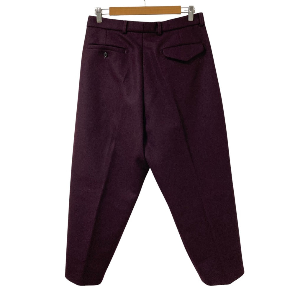 ローン ウールカシミヤテーパードパンツ