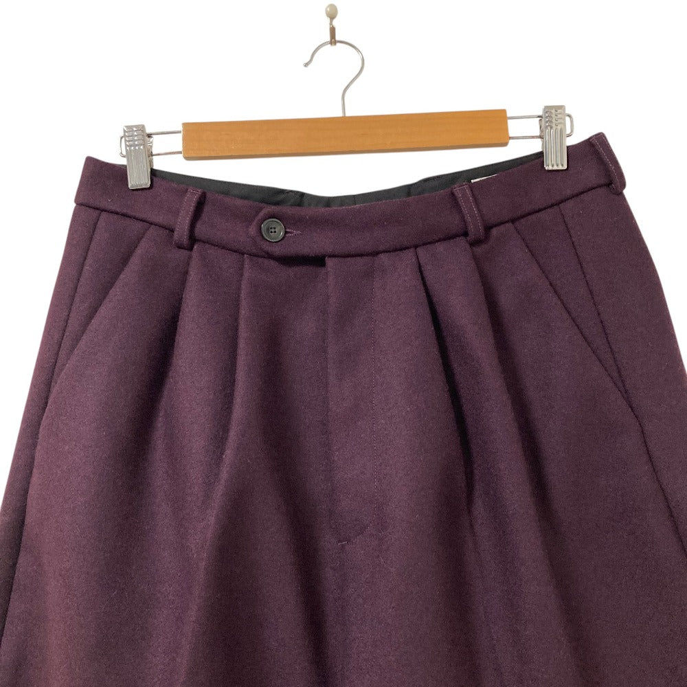 ローン ウールカシミヤテーパードパンツ