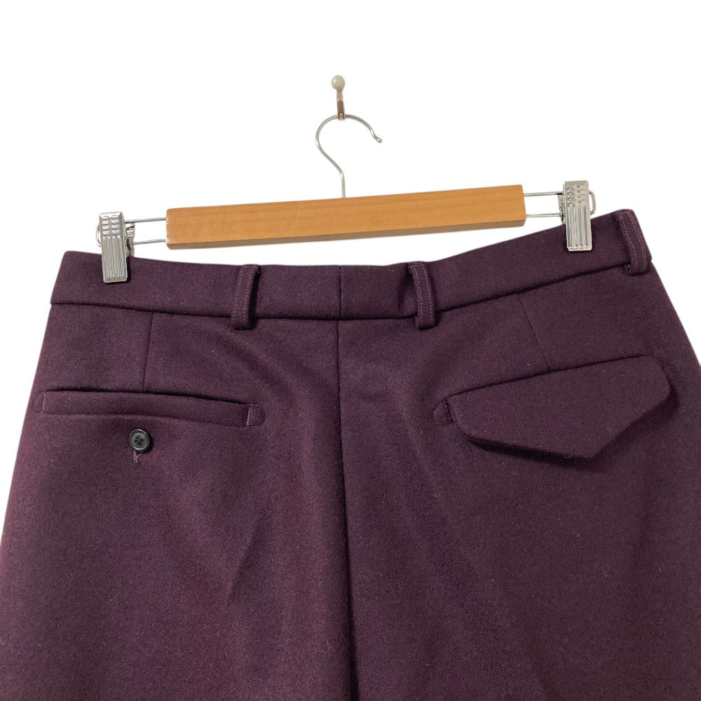 ローン ウールカシミヤテーパードパンツ