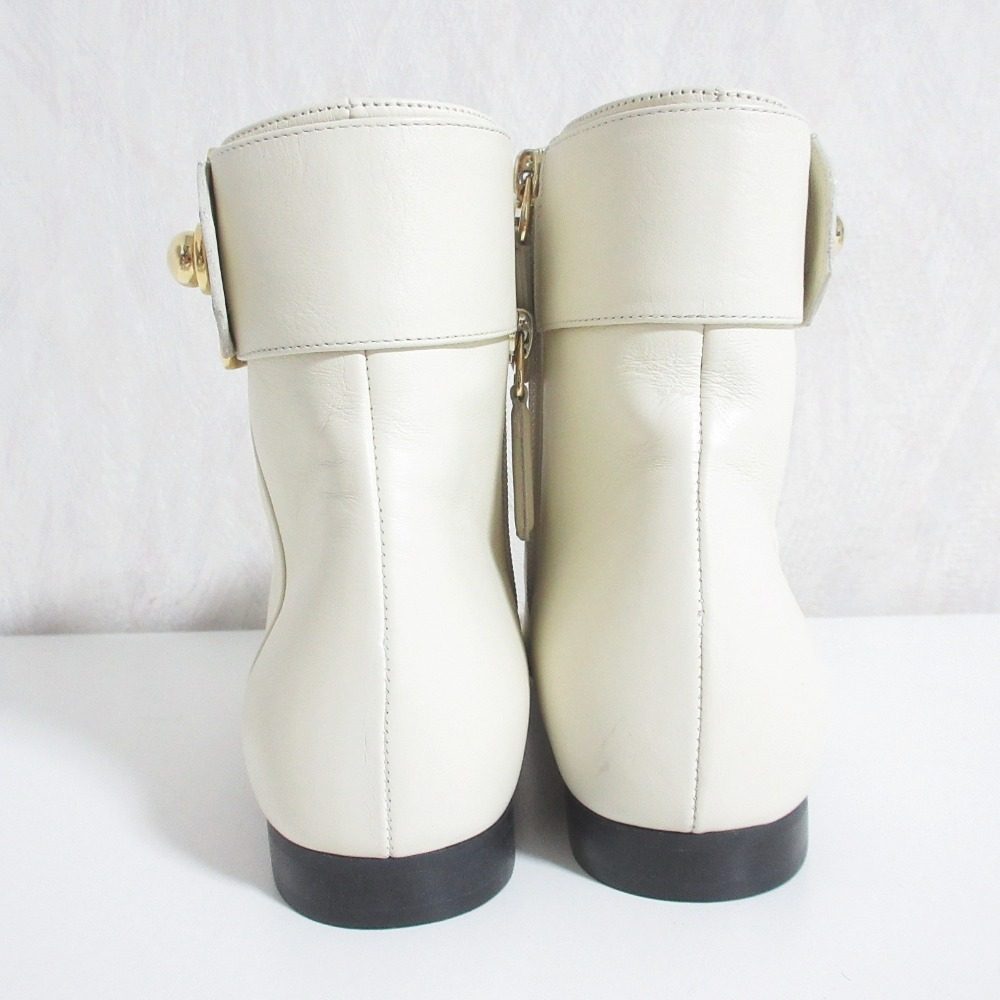 バリー MAE FLAT レザーショートブーツ