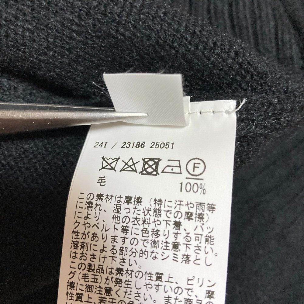 グランサッソ ウールクルーネックニットセーター