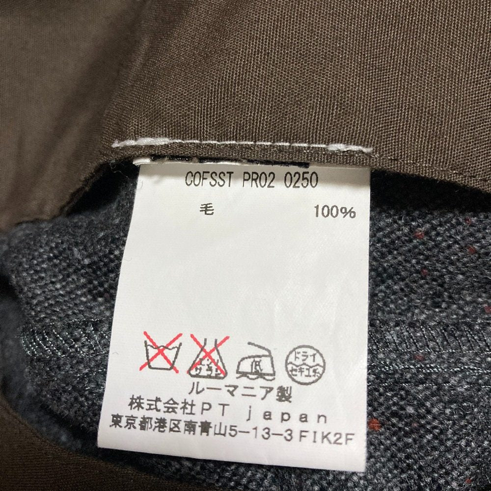ピーティーゼロウーノ ツイードイージースラックス