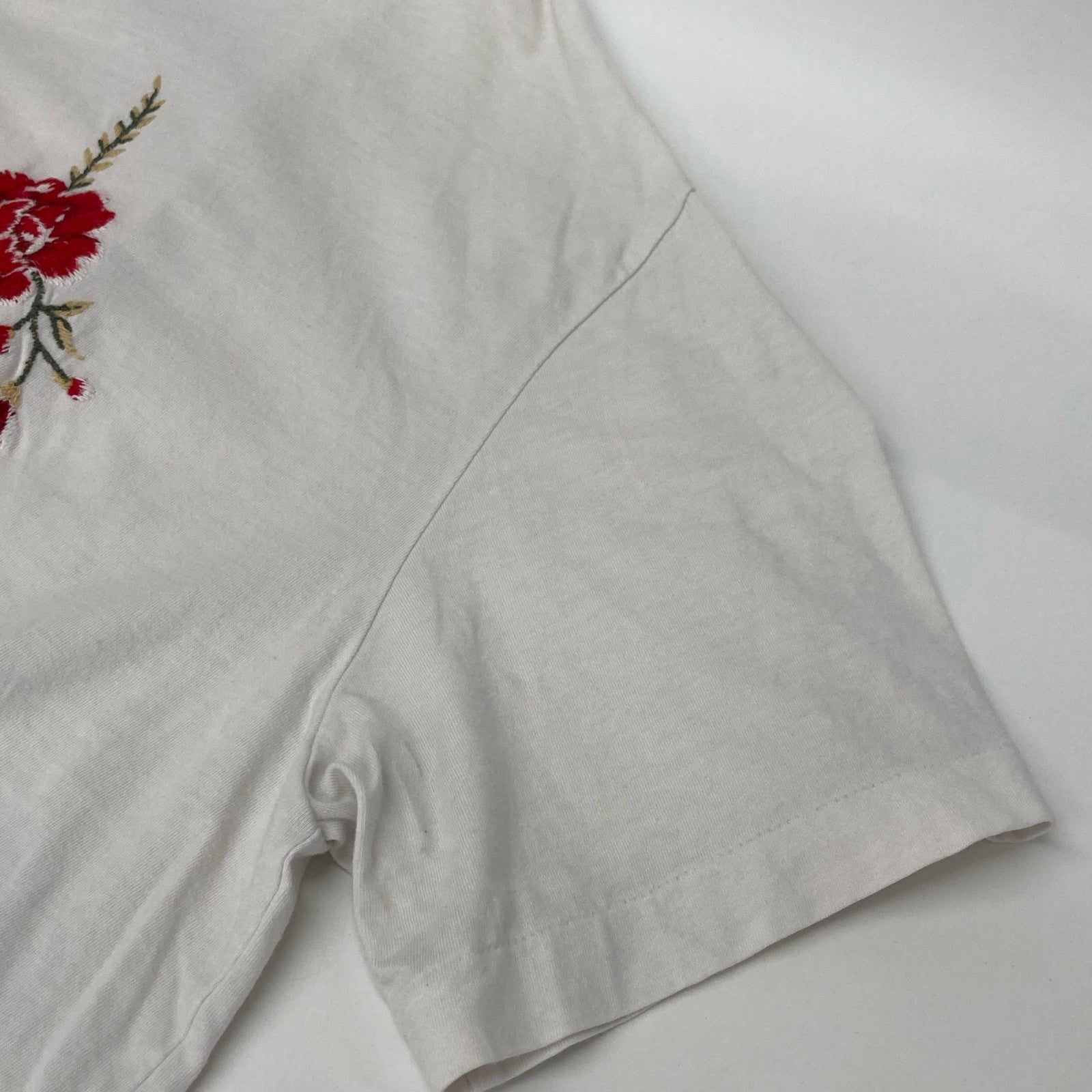 コム デ ギャルソン オム プリュス コットン 刺繍 Tシャツ