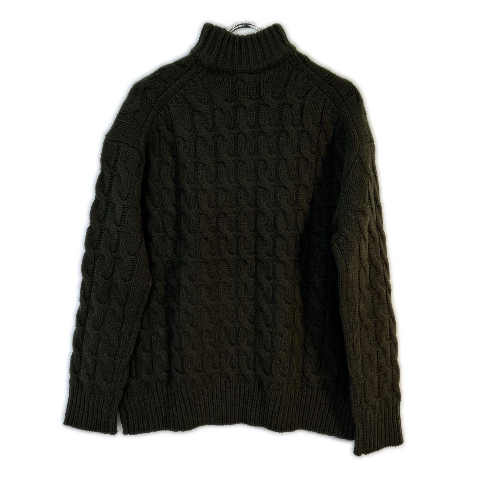 サイ ウールカシミヤタートルネックニット