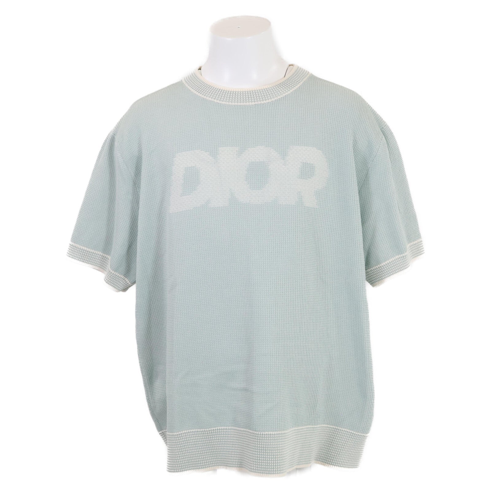 ディオールオム コットンポリエステルニットTシャツ