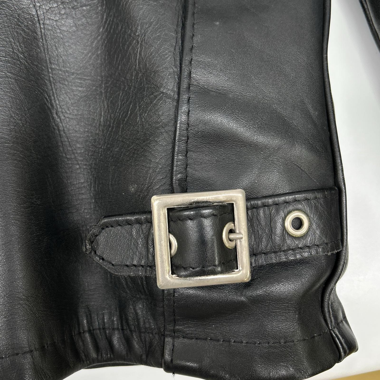 ショット 641 レザーライダースジャケット
