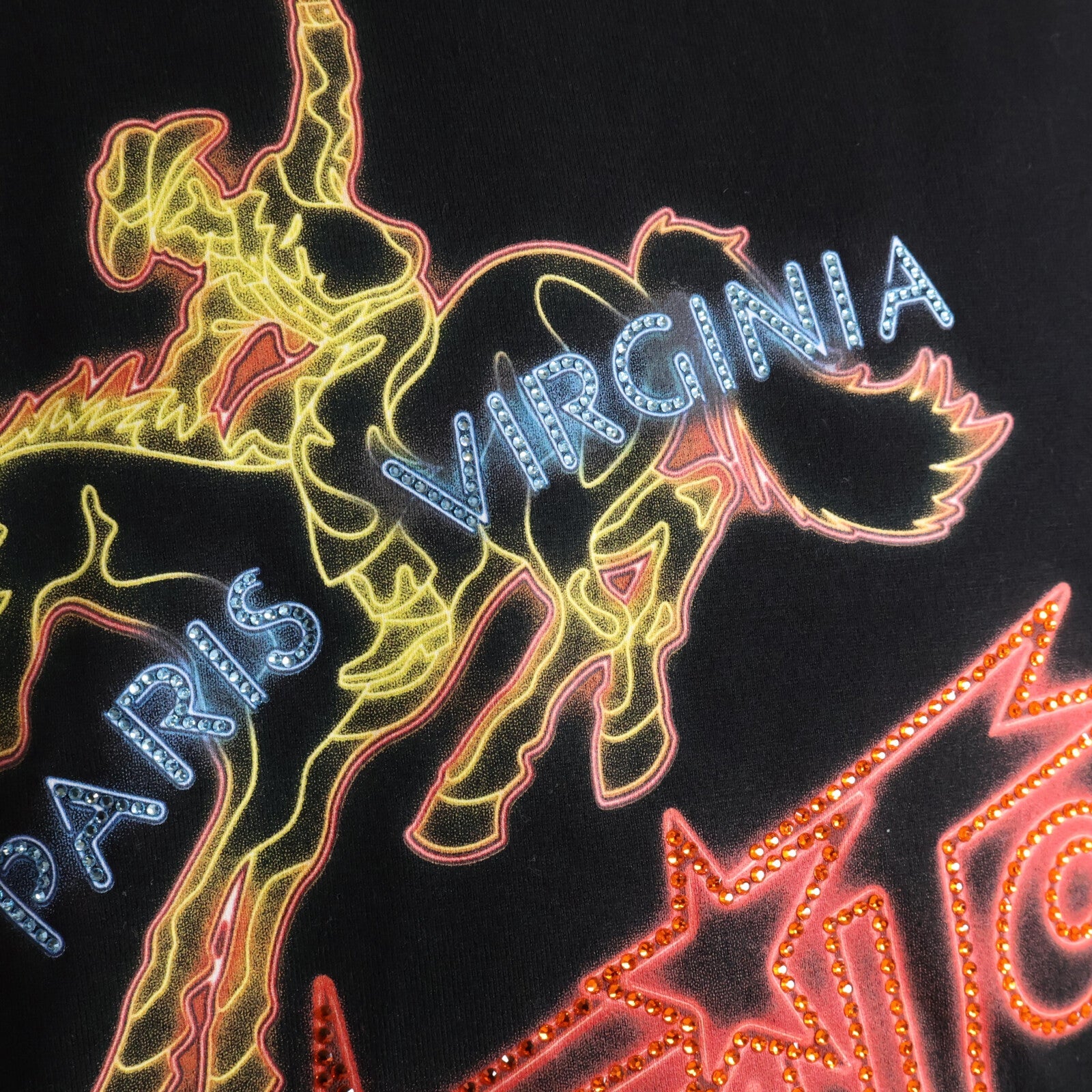 ルイヴィトン グラフィックエンベリッシュドコットンTシャツ トップス