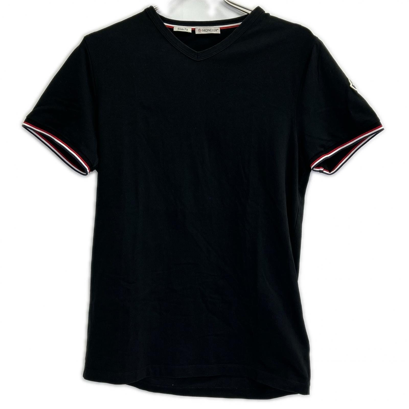 モンクレール コットンVネックTシャツ