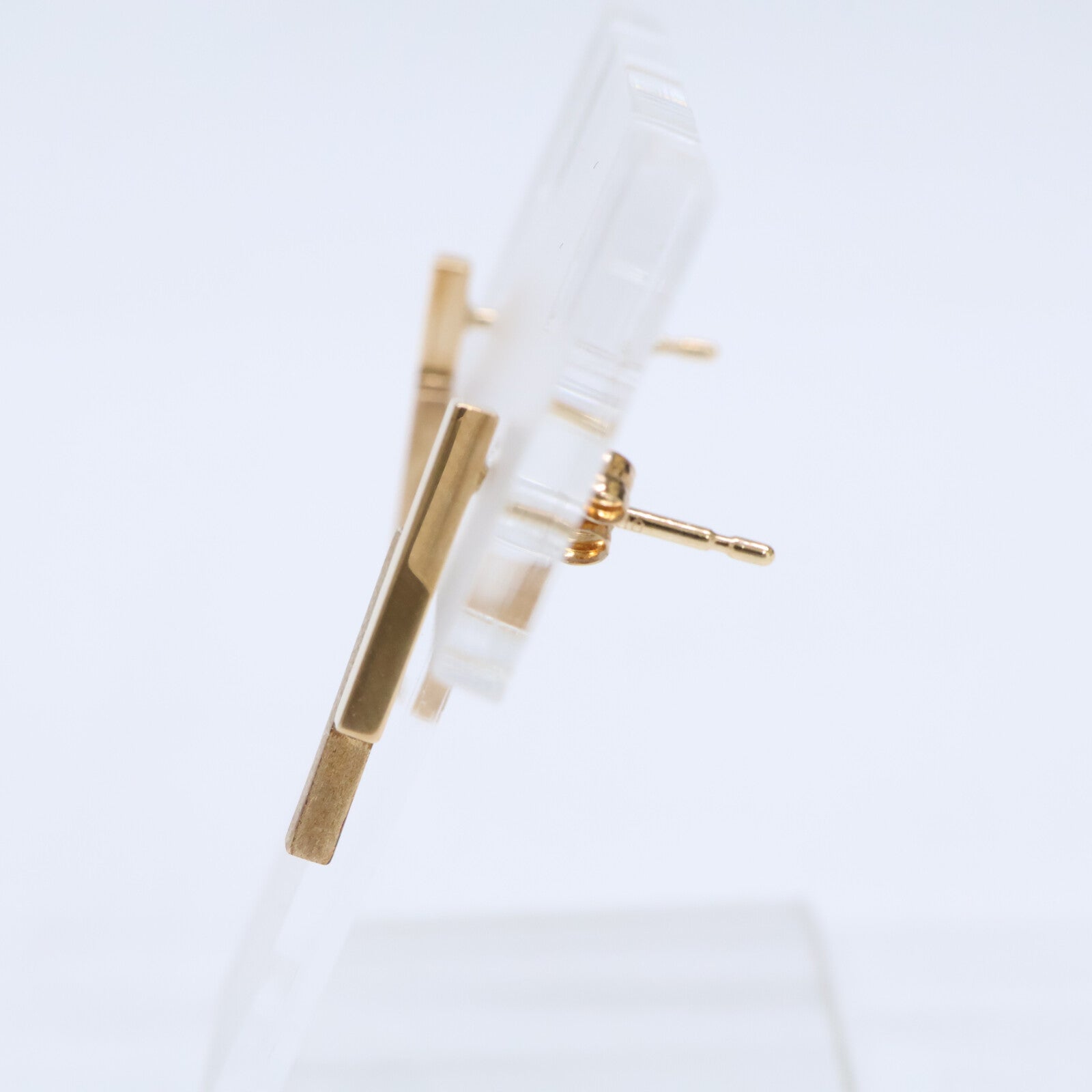 Susui K10 ジオメトリック ヒガキ ピアス