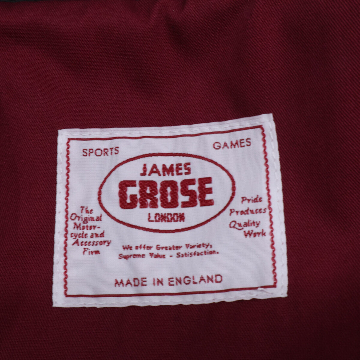 ジェームスグロース HORSE CARLTON ZIP JACKET ホースハイドジャケット