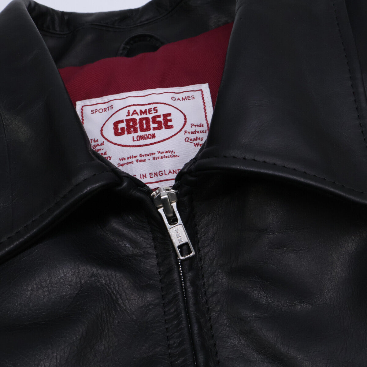 ジェームスグロース HORSE CARLTON ZIP JACKET ホースハイドジャケット
