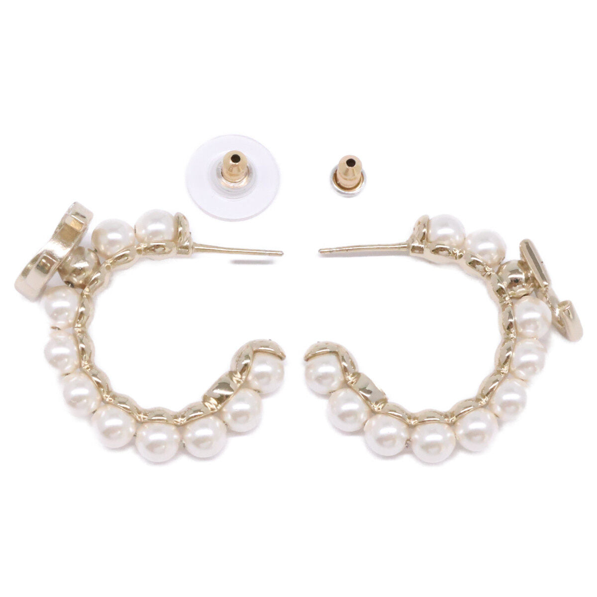 シャネル ココマーク No.5 フープピアス