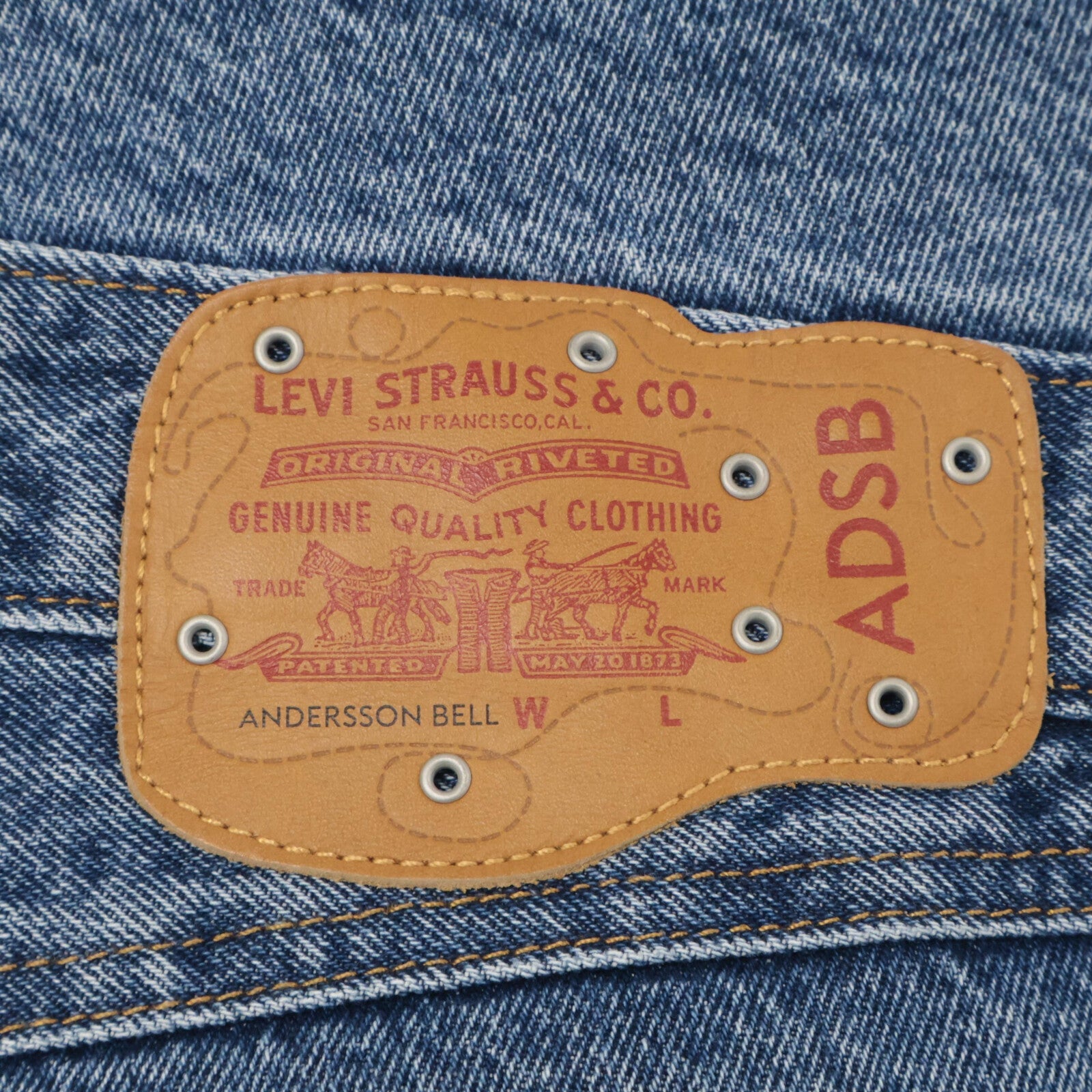 アンダーソンベル ×LEVIS デニム コットン ジャケット