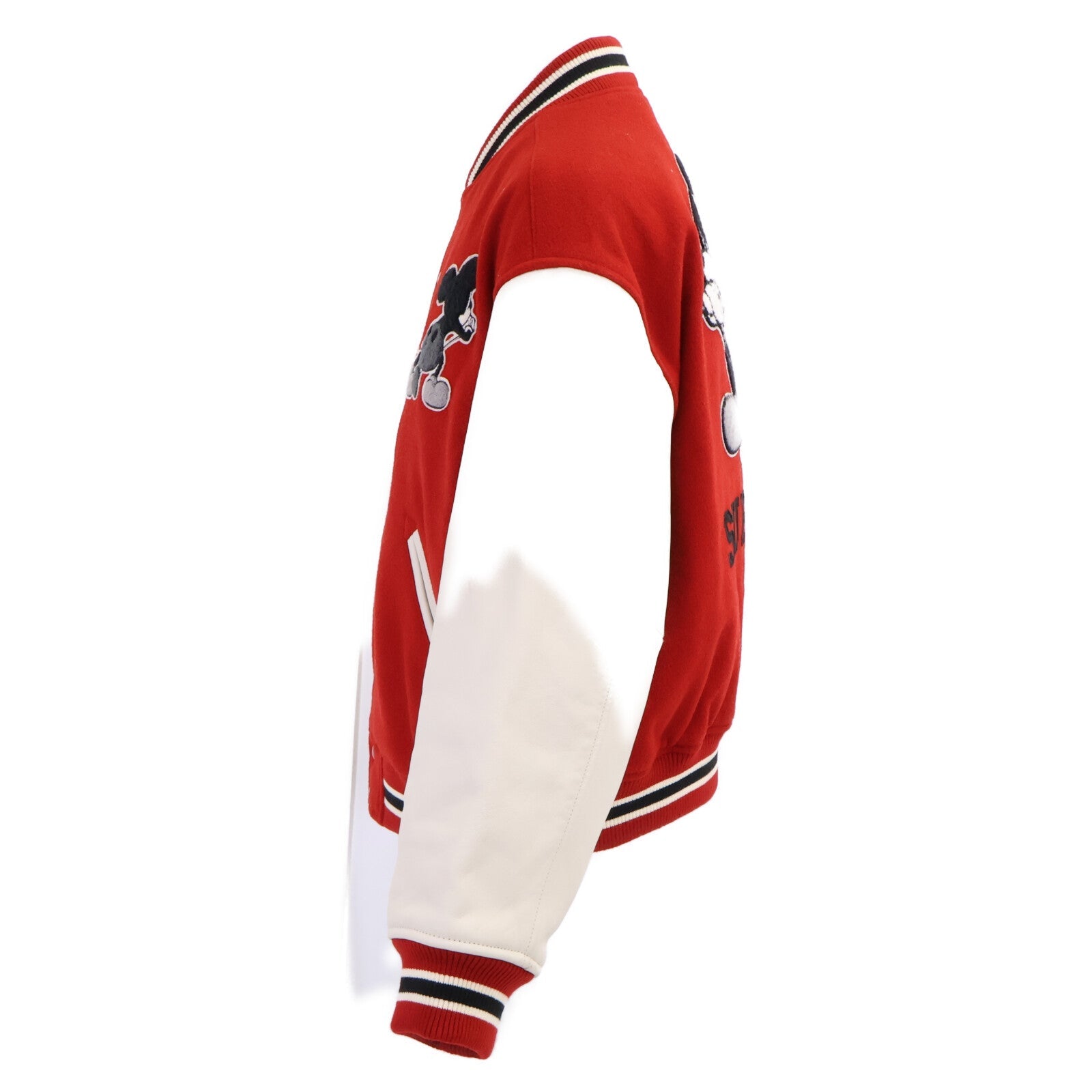 シュプリーム Mickey Mouse Varsity Jacket ウールジャケット