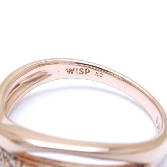 WISP ダイヤモンド リング K10PG ピンク ゴールド