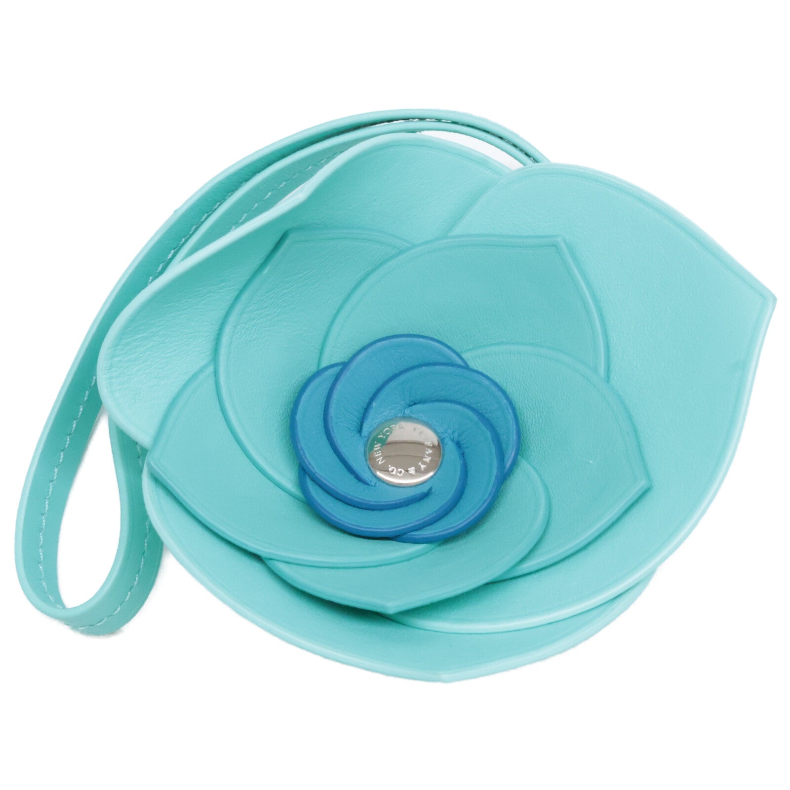 ティファニー フラワー レザー バッグ チャーム