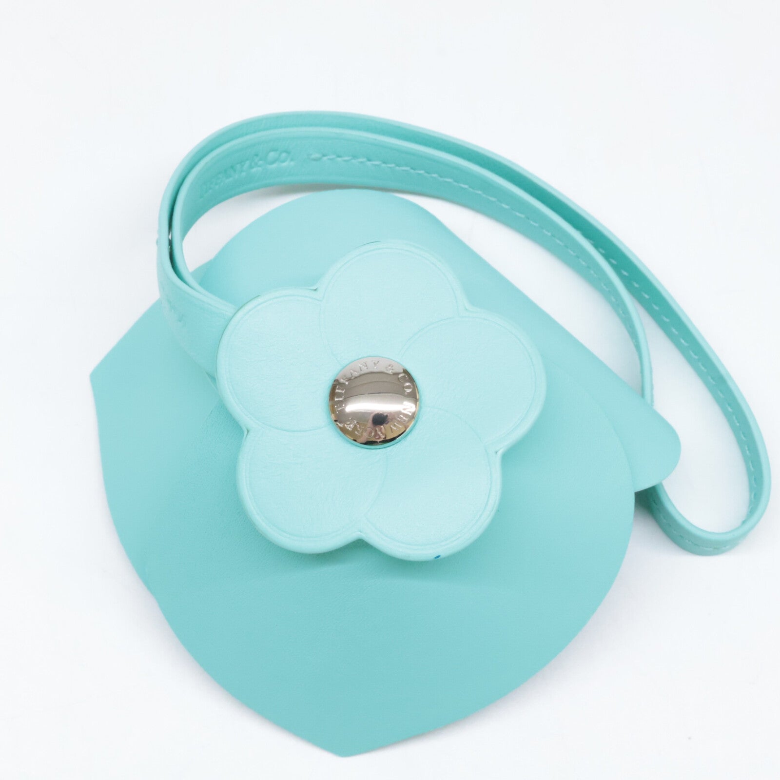 ティファニー フラワー レザー バッグ チャーム