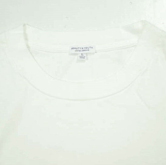 ビューティーアンドユース ユナイテッドアローズ ワイドクルーネック コットン長袖Tシャツ