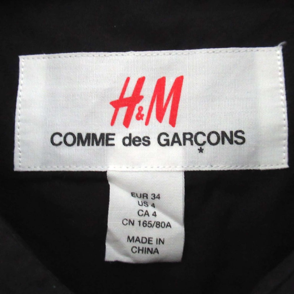コム デ ギャルソン H&M コラボ 長袖 シャツ