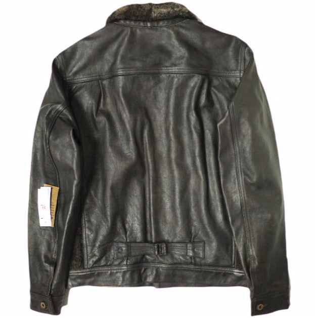 ダブルアールエル GRIZZLY JACKET シアリング カウハイド ジャケット