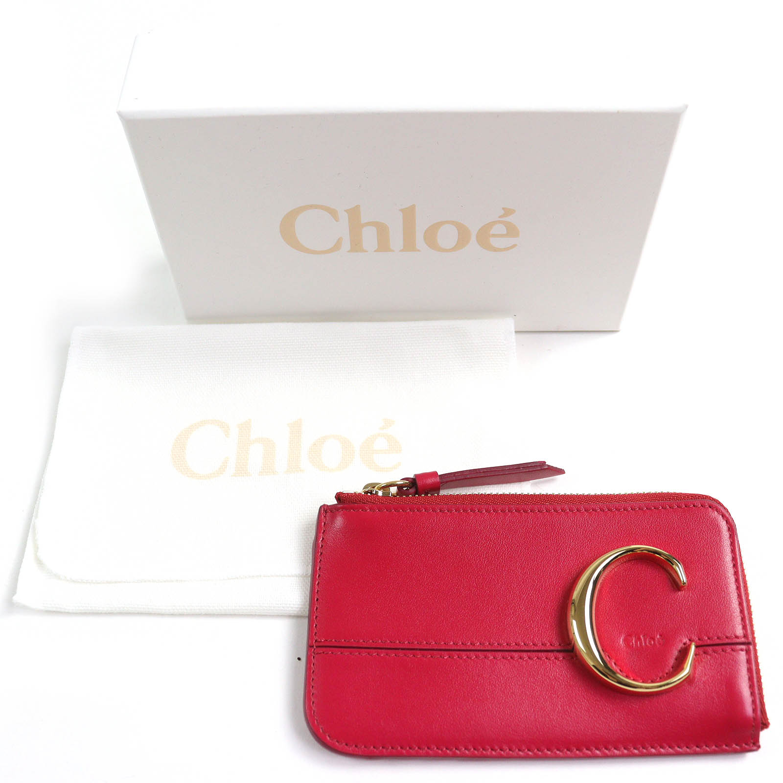 クロエ CHLOEC レザー コイン ケース