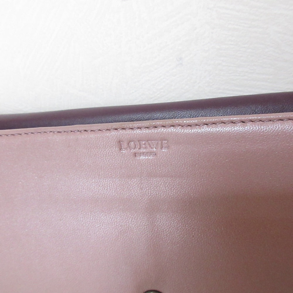 ロエベ アナグラム レザー ロングウォレット