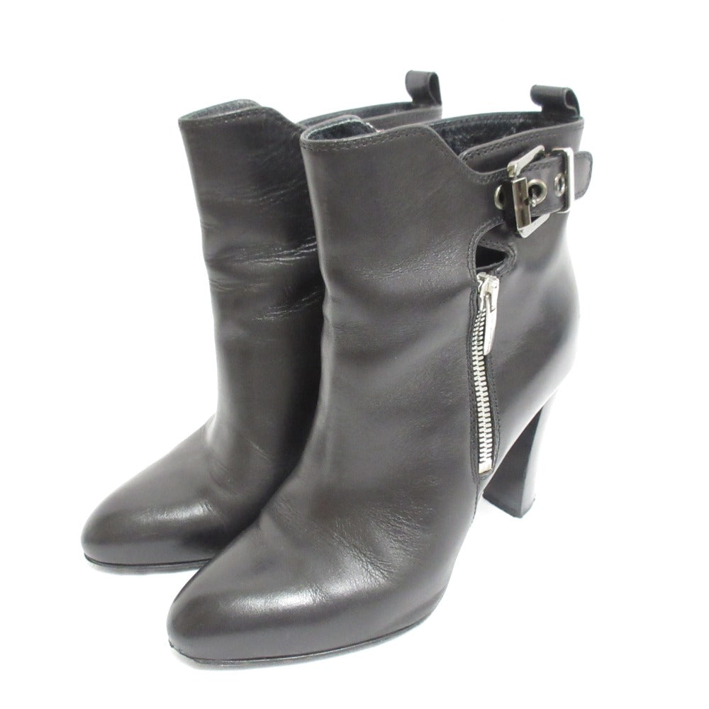 Sergio Rossi Leather Short Boots