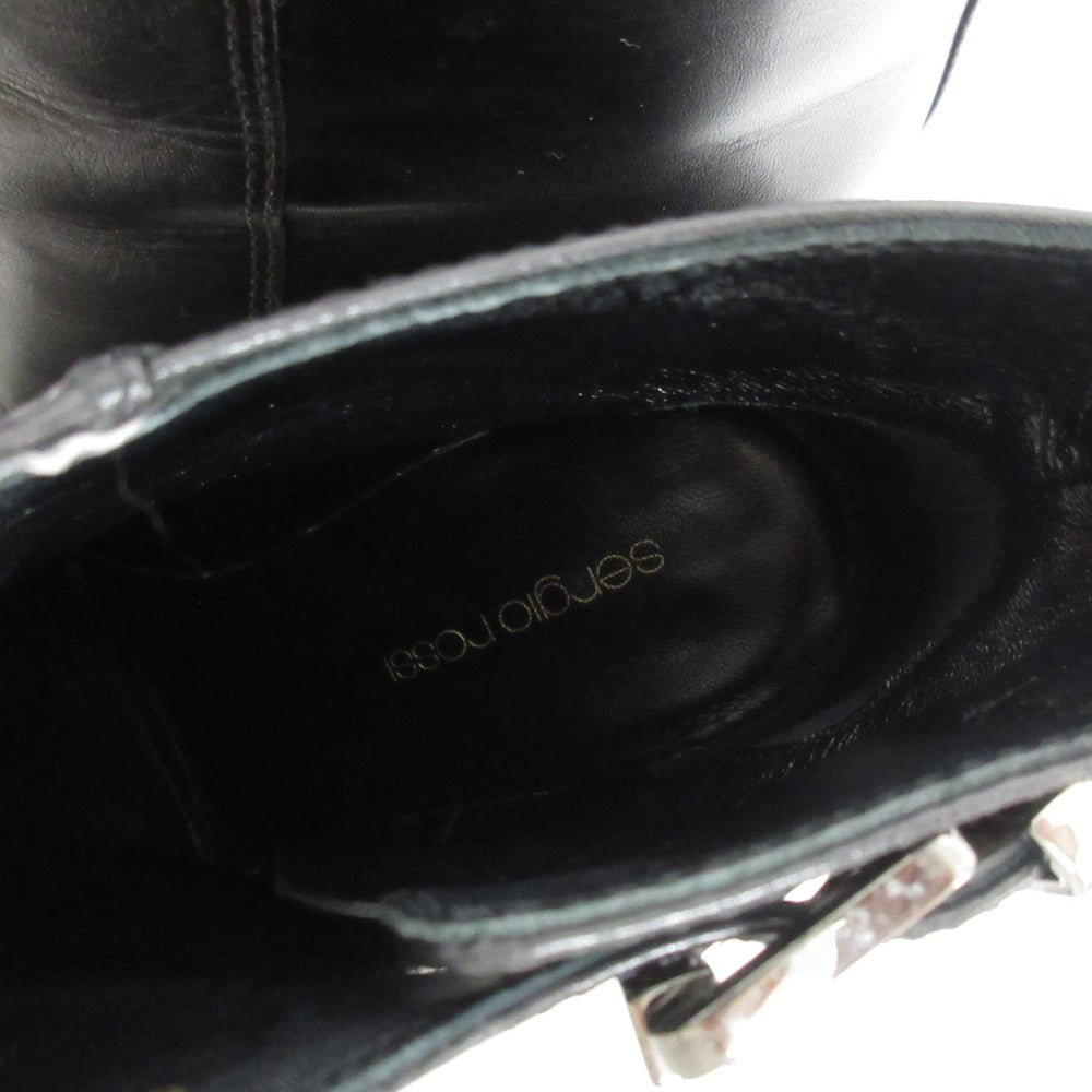 Sergio Rossi Leather Short Boots