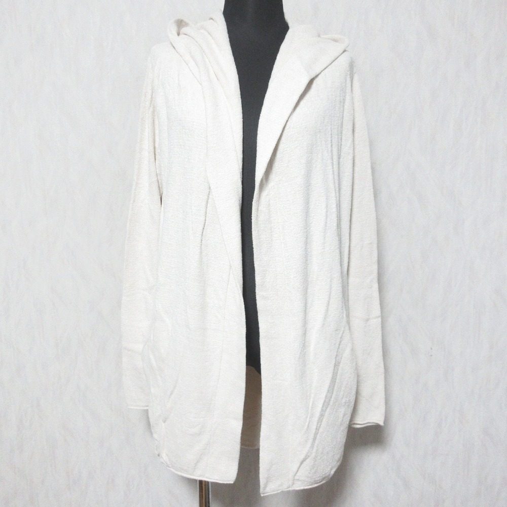 ベアフットドリームス HOODED CARDI ニットカーディガン