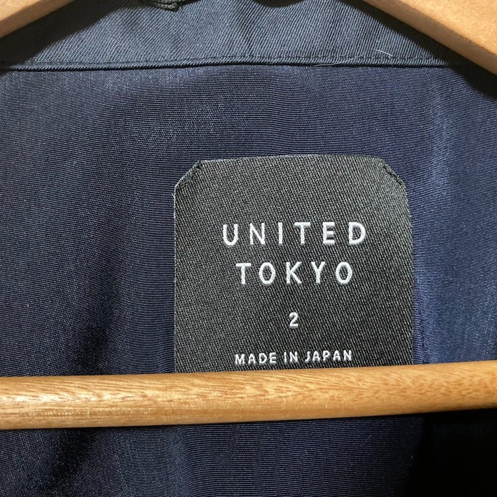UNITED TOKYOベルテッドオーバーコートジャケット