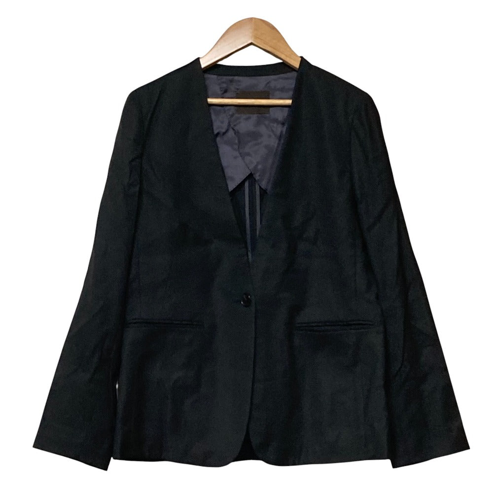 TOMORROWLAND collection REGGIANI シルキーフィニッシュノーカラージャケット