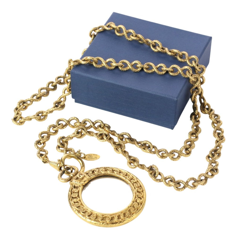 Chanel Coco Mark Loupe Necklace Pendant