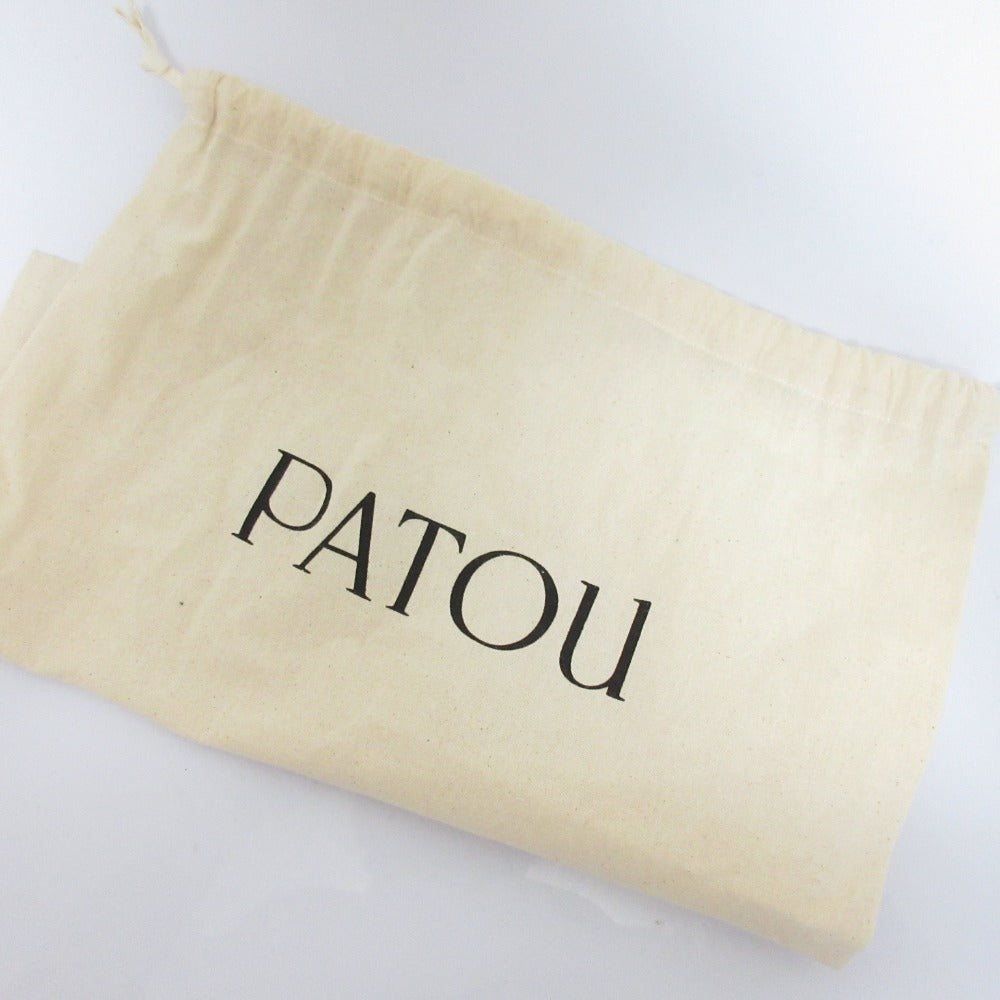 Patou レザー ドローストリング パンプス