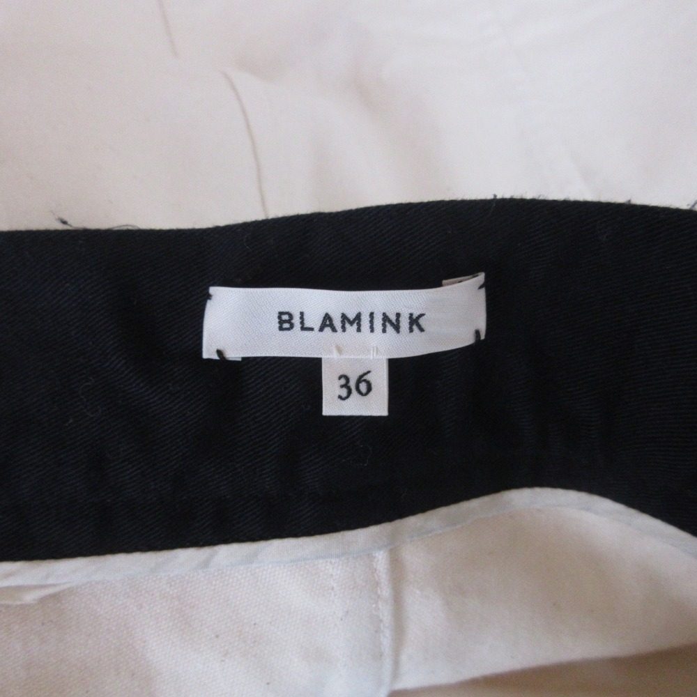 BLAMINK マキシ スカート レザー コットン スカート