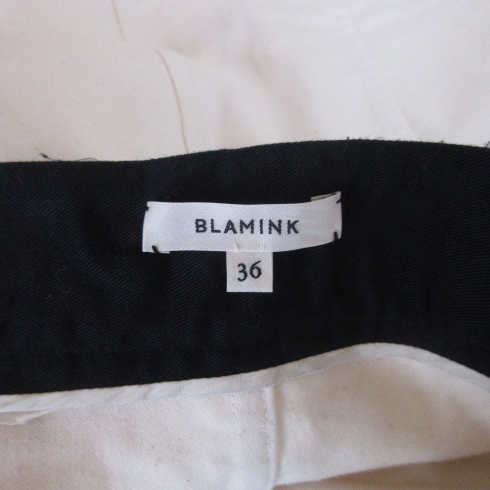 BLAMINK マキシ スカート レザー コットン スカート